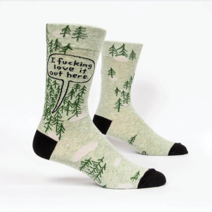 Mens Socks | I Fucking Love It Out Here