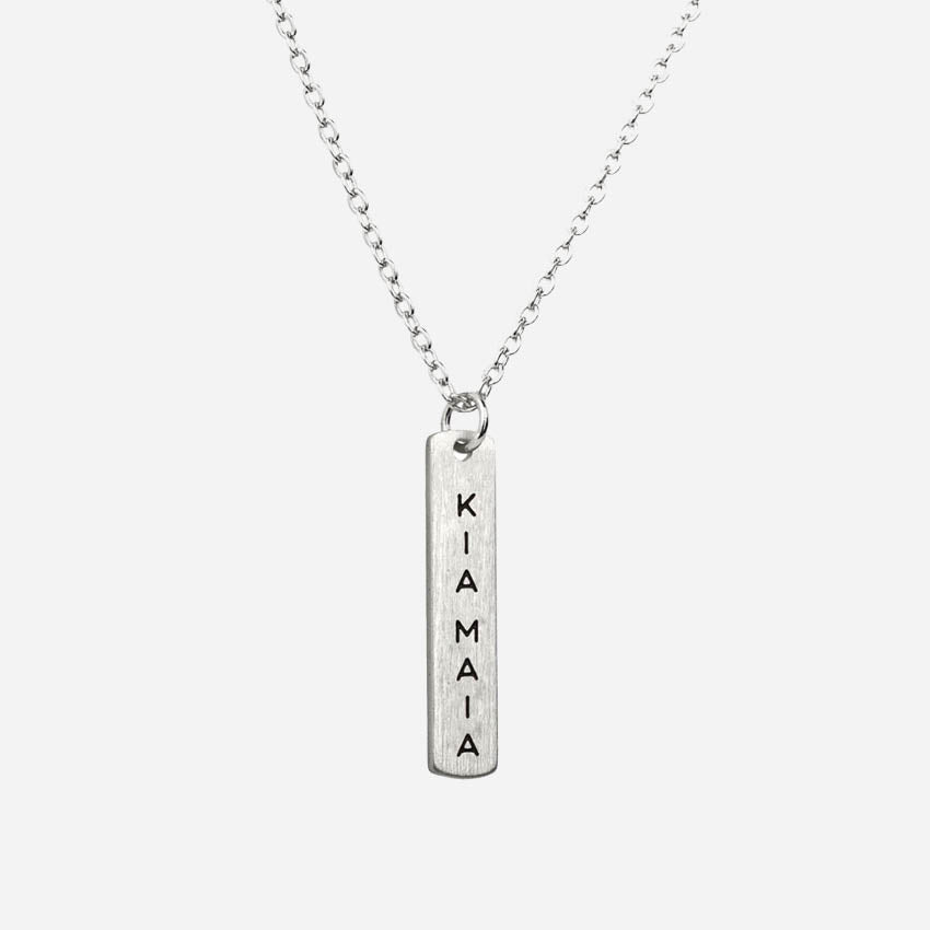 Te Reo Necklace | Kia maia (Be Brave)
