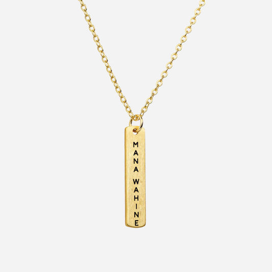 Te Reo Necklace | Mana Wahine (Strong Woman)