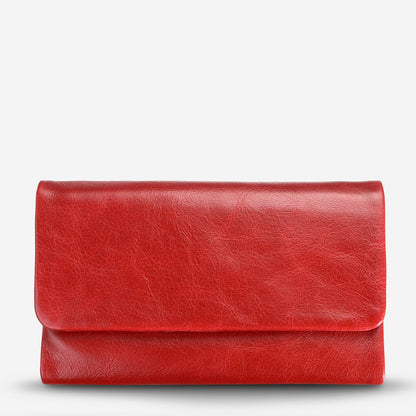 Status Anxiety Audrey Wallet in Red