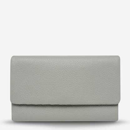 Status Anxiety Audrey Wallet in Light Grey Pebble