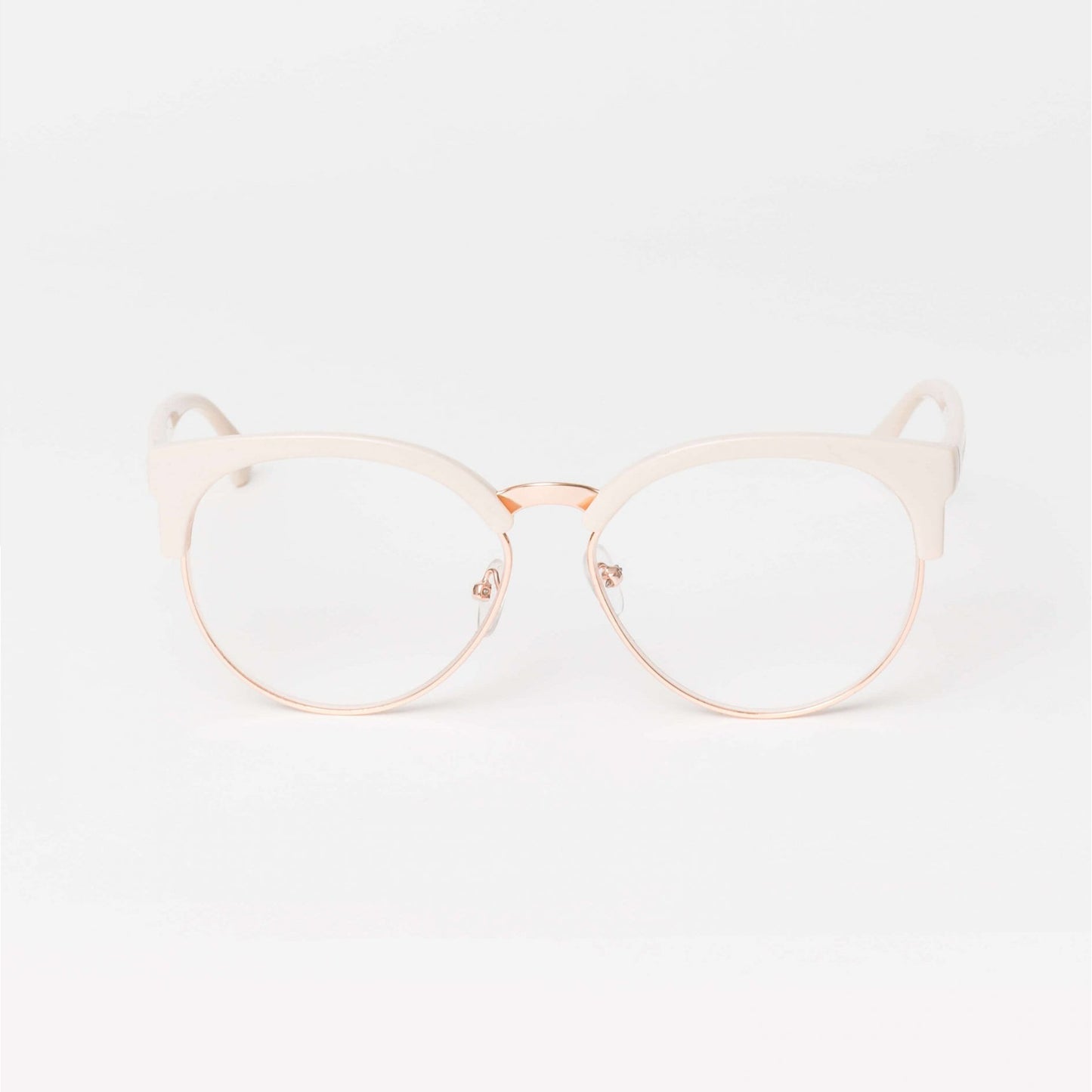 Stella + Gemma Camilla Beige & Gold Blue Light Glasses