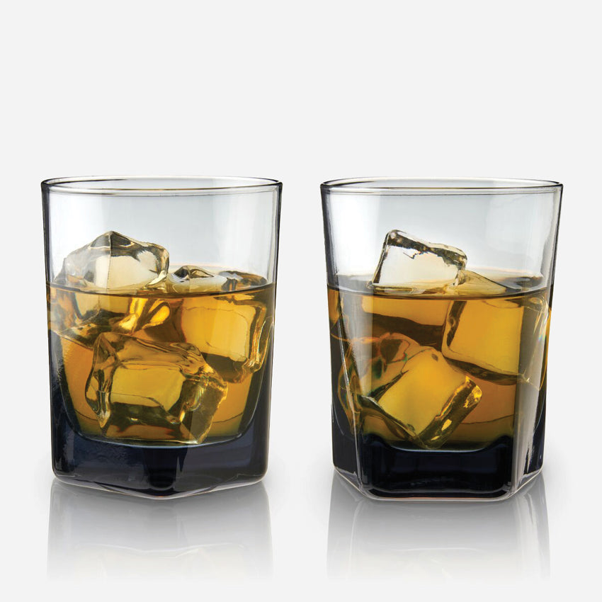 Smoke Double Old Fashioned Glasses