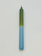 Half & Half Coloured Candle 24cm
