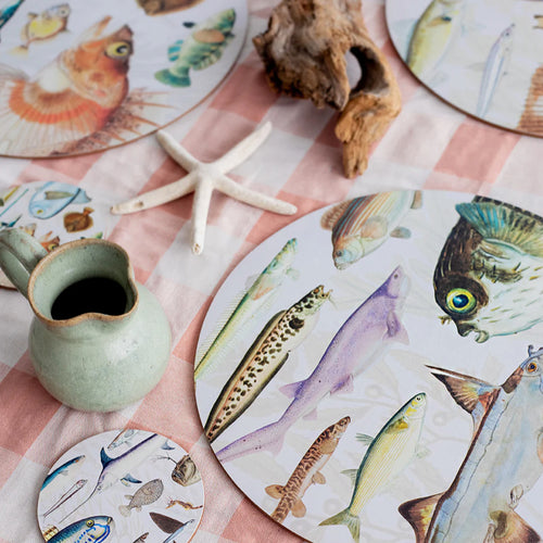 Placemat Set | Fishes of New Zealand