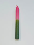 Half & Half Coloured Candle 24cm