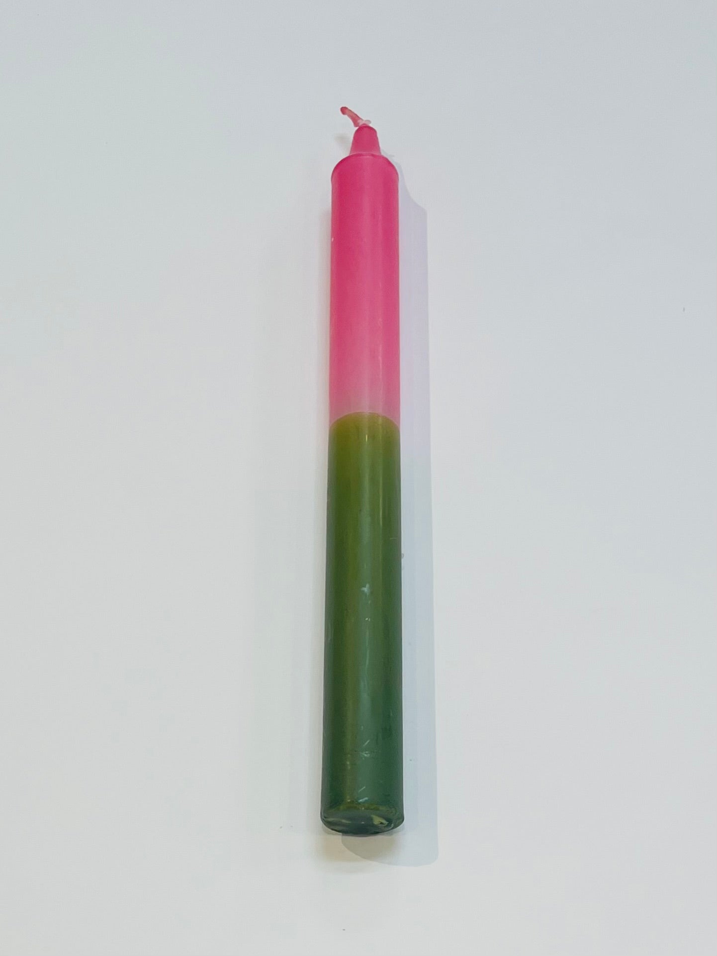 Half & Half Coloured Candle 24cm