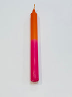 Half & Half Coloured Candle 24cm