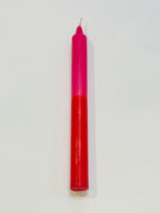 Half & Half Coloured Candle 24cm