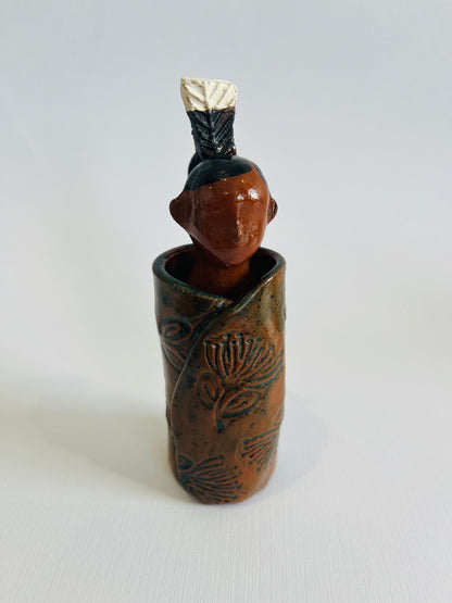 Ceramic Wahine & Tane