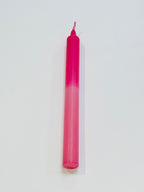Half & Half Coloured Candle 24cm