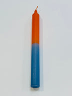 Half & Half Coloured Candle 24cm