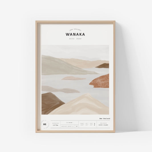 Landscape Roys Peak Art Print