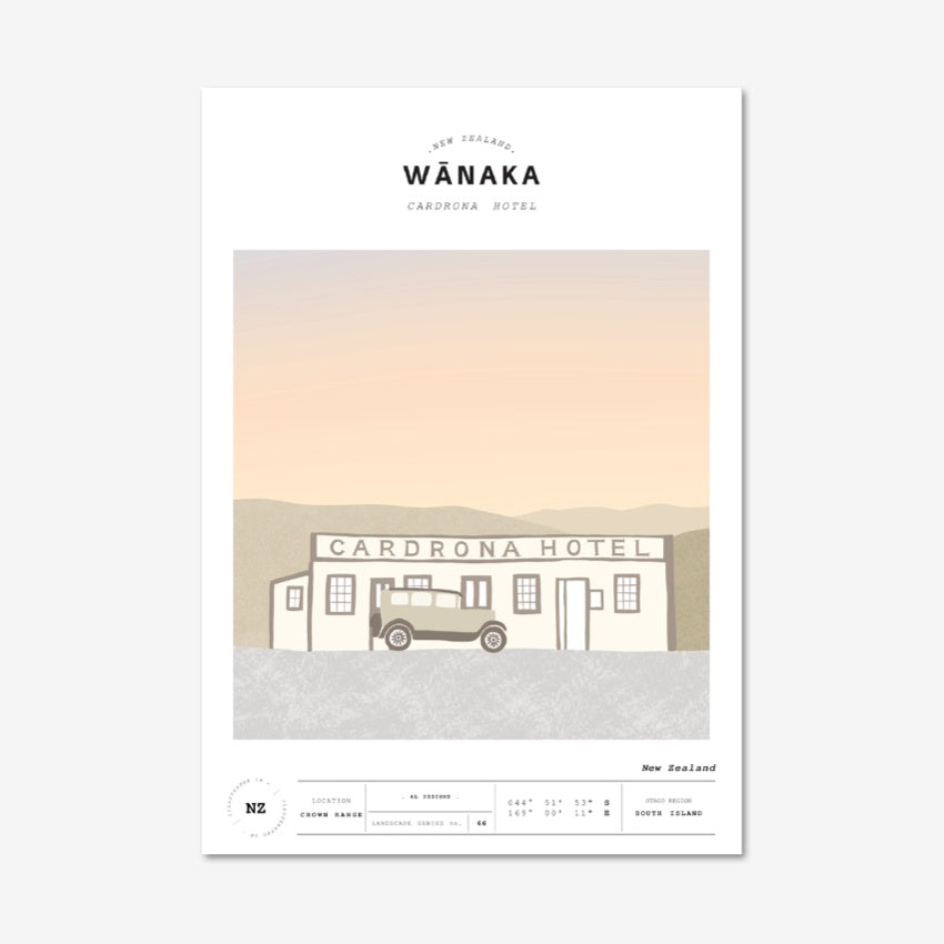 Landscape Cardrona Art Print