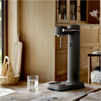 The Aarke Carbonator 3 in Matte Grey in a kitchen setting