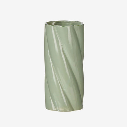 Rory Twist Vase | Sage Green