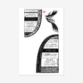 The Amber Smith Karakia Print on a blank background