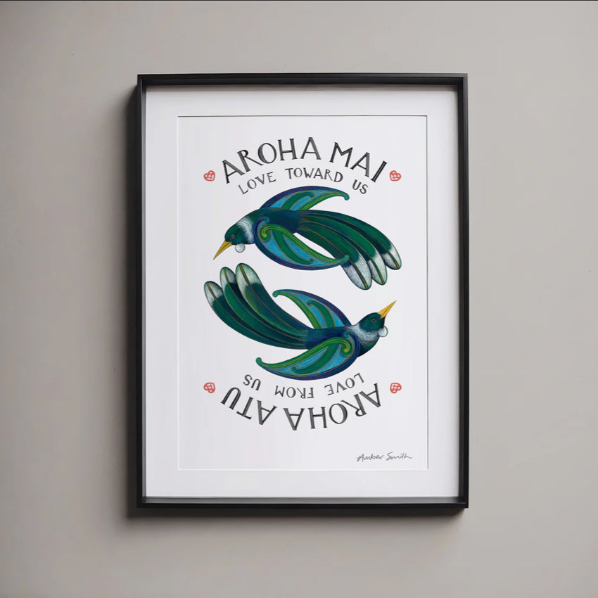 Aroha Mai, Aroha Atu | Vertical (colour) | Open Edition Print