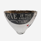 The Amber Smith Love Is The Greatest Thing Blessing Bowl on a blank background