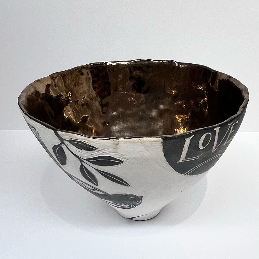 The Amber Smith Love Is The Greatest Thing Blessing Bowl on a blank background