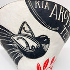 A close up of the Amber Smith Love One Another Blessing Bowl 