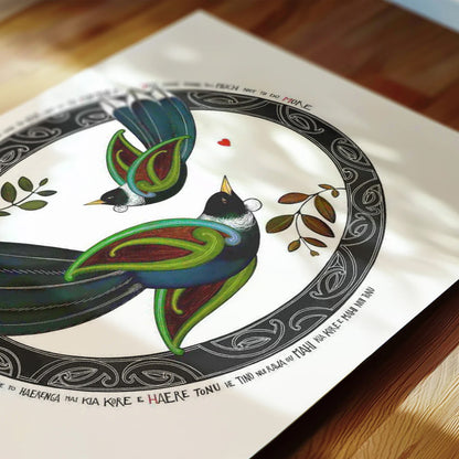 Kia Kaha Tui | A4 | Limited Edition Print
