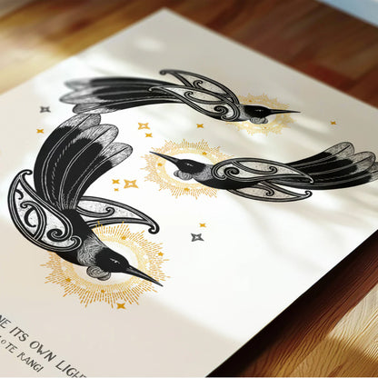 Ngā Whetū O Te Rangi | Vertical | Open Edition Print