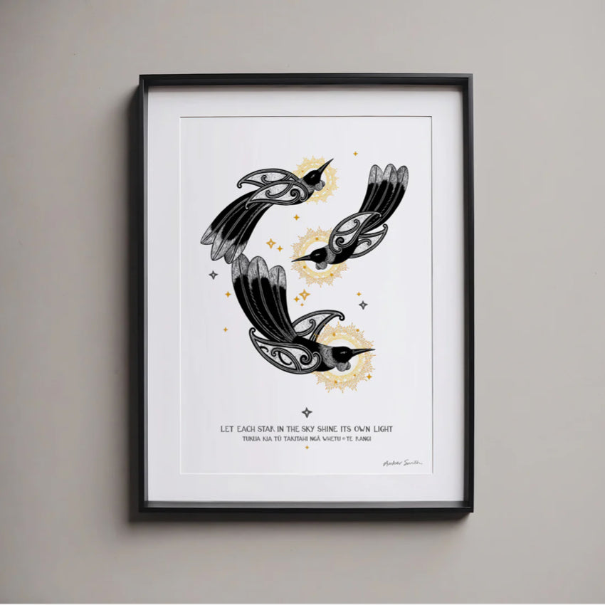 Ngā Whetū O Te Rangi | Vertical | Open Edition Print