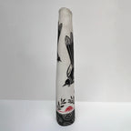 The Amber Smith Kia Kaha Tui Tall Vessel on a blank background