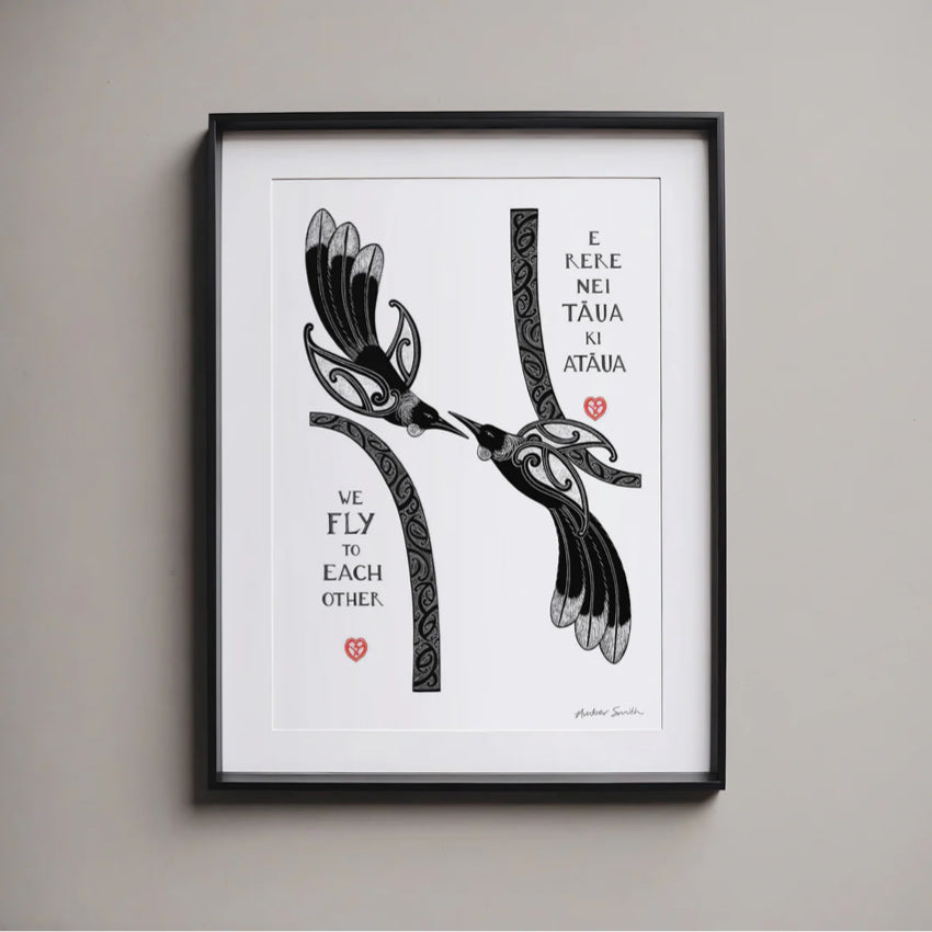 We Fly To Each Other | A4 | Open Edition Print