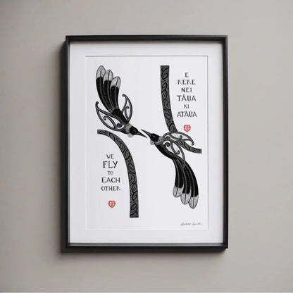 We Fly To Each Other | A4 | Open Edition Print