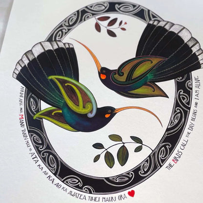 Tumanako Huia | A4 | Limited Edition Print