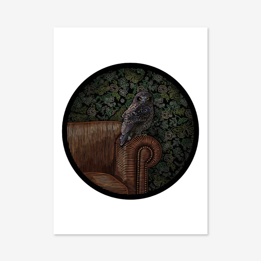 The Angela Croft Hunter's Rest Art Print on a blank background