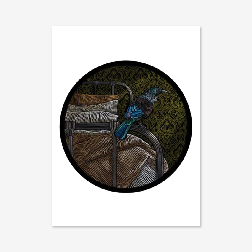 The Angela Croft Time For Bed art print on a blank background