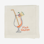The Annabel Trends Pina Colada Cocktail Napkin on a blank background