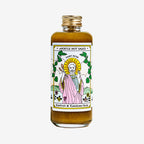 The Apostle Hot Sauce Kiwifruit and Kawakawa verde sauce on a blank background