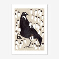 Art Print | Tūī Bird | Beige