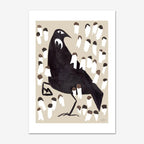 Art Print | Tūī Bird | Beige
