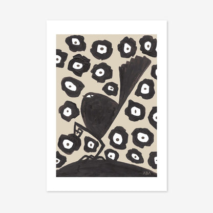 Art Print | Bird March | Beige