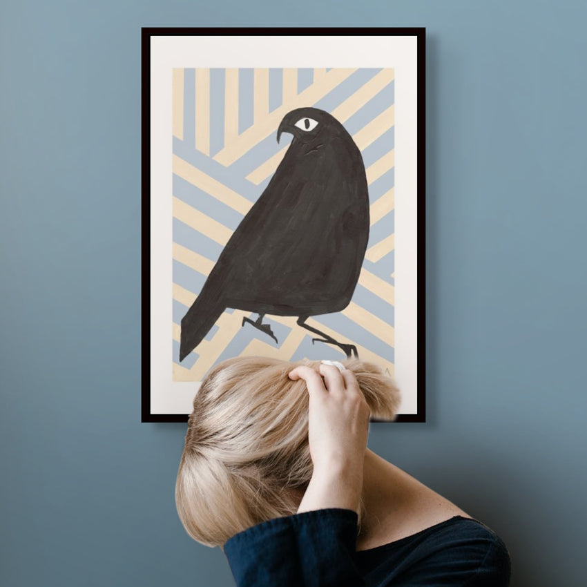 Art Print | Mountain Parrot | Blue