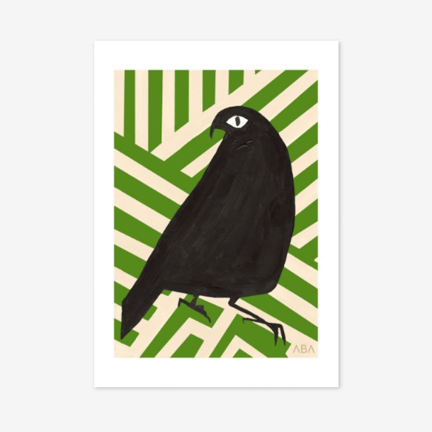 Art Print | Mountain Parrot | Green