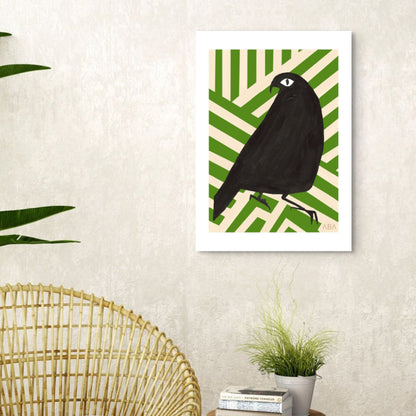 Art Print | Mountain Parrot | Green