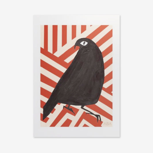 Art Print | Mountain Parrot | Orange