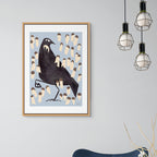 Art Print | Tūī Bird | Blue