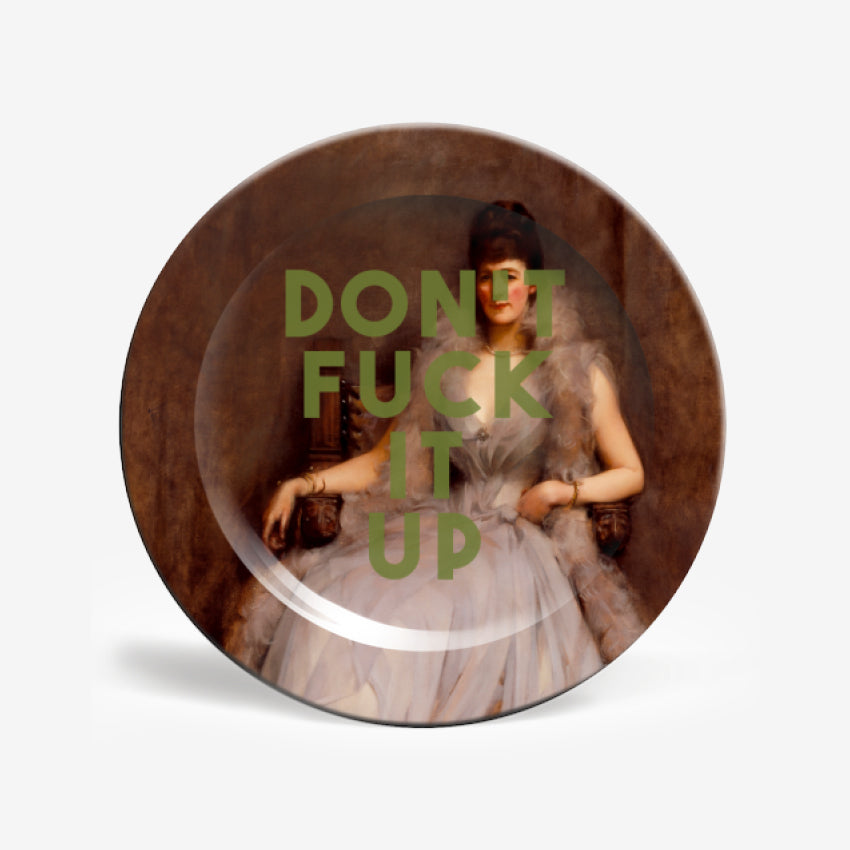 Don't Fuck It Up Plate | Large