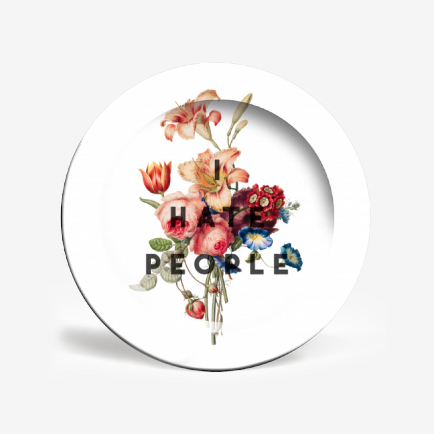 I Hate People Plate | Large
