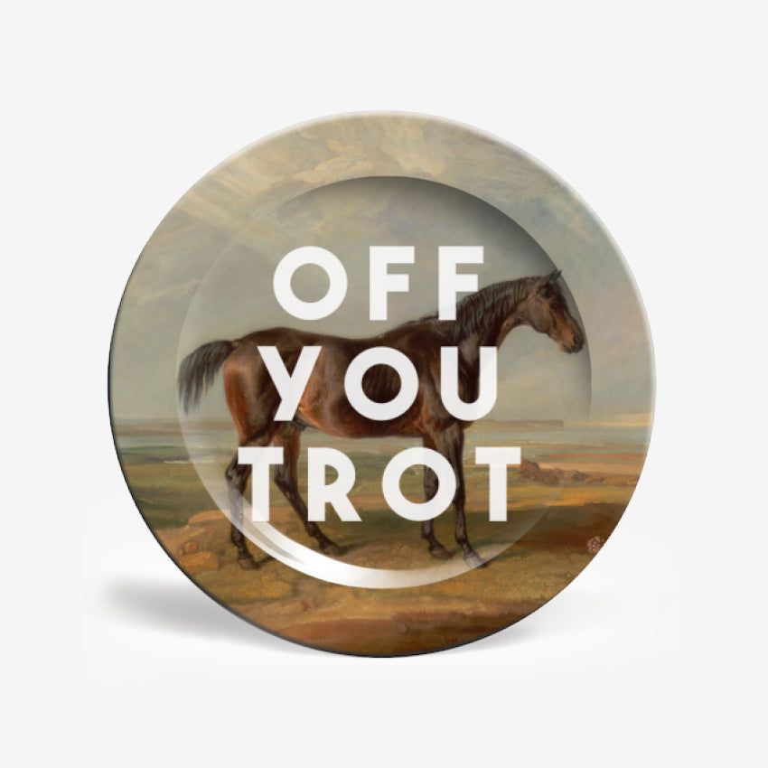 Off You Trot Plate | Large