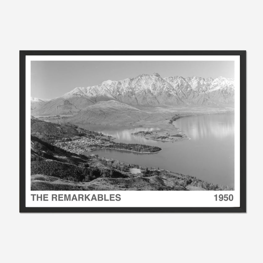The ARTORY The Remarkables 1950 Art Print in a black frame
