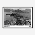 The ARTORY Wanaka 1956 Art Print in a black frame