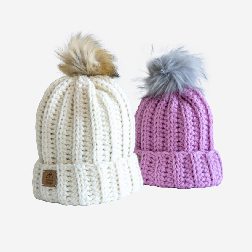 Chunky Wool Beanie | Pom Pom